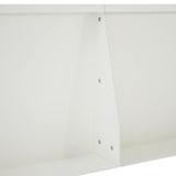 Retaining Wall 2 pcs 50 x 50 x 40 cm Steel White 8015216
