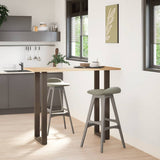 Bar Table Legs U-Shaped 2 pcs Natural Steel 50x cm Steel 4013247