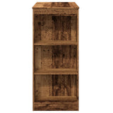 Bar Table with Racks Old Wood 95x47x103.5 cm Engineered Wood 854389