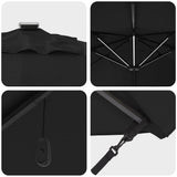 Umbrella Black 352 x 251 x 265 cm Polyester and Aluminium 42003331