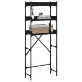 Washing Machine Shelf with Shelf Black 0ak 67 x 25 x 163 cm 883552