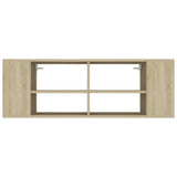 Wall-Mounted TV Cabinet Sonoma Oak 102x35x35 cm Engineered Wood 806241