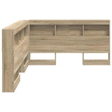Storage Headboard Sonoma Oak Engineered Wood 3335487