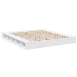 Bed Frame without Mattress White 200x200 cm 3280447