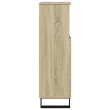 ZNTS Bathroom Cabinet Sonoma Oak 30x30x100 cm Engineered Wood 849672