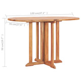 Outdoor Dining Set Natural Teak Solid teak wood Medium Foldable 3059975