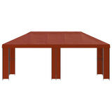Garden Gazebo 6 x 3 m Terracotta Polyester and Steel 190 3376010