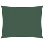 ZNTS Sunshade Sail Oxford Fabric Rectangular 3x4.5 m Dark Green 135486