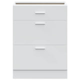 Kitchen Base Cabinet "Lyon" White Engineered Wood 854250