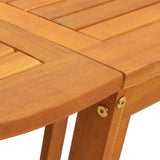 Garden Table Folding Brown 110 x 60 x 72 cm Solid Acacia Wood 4103887