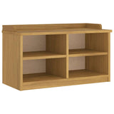 Hallway Bench SANDNES 87x40x50 cm Solid Wood Pine 4010458