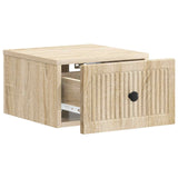 Wall-Mounted Bedside Cabinet 2 pcs Sonoma Oak 33 x 34.5 x 20 cm 897920