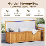 Garden Box 175x50x55 cm Solid Wood Teak 318734