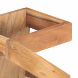 321626 Wine Rack for 5 Bottles Solid Acacia Wood