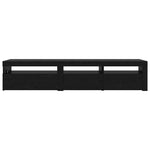 TV Cabinets 2 pcs Black oak 195 x 35 x 40 cm Engineered wood 3332494
