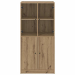 Highboard with Doors Artisian Oak 68x37x142 cm Engineered Wood 3318723
