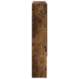 Bathroom Mirror Cabinet with Shelf Smoked Oak 60 x 14.5 x 70 cm 889187