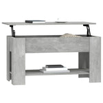 Coffee Table Concrete Grey 101x49x52 cm Engineered Wood 809705