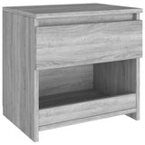 ZNTS Bedside Cabinets 2 pcs Grey Sonoma 40x30x39 cm Engineered Wood 815132