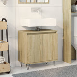 ZNTS Bathroom Cabinet Sonoma Oak 58x33x60 cm Engineered Wood 849674