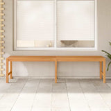 Garden Bench Warm Teak Solid Teak Wood 180 cm length Durable 316633
