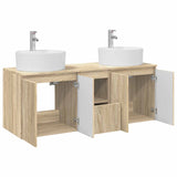 Bathroom Cabinet Set 3 pcs Sonoma Oak 49.5 x 44.5 x 65 cm 3405679