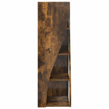 Corner Cabinet Smoked Oak 32x32x102cm Engineered Wood 889860