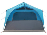 Tunnel Tent with Roof Blue 8-Person Polyester and Steel 42028658