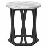 Nesting Side Table 3 pcs Grey Sonoma Engineered Wood and Steel 868258