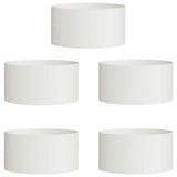 Planter Ring 5 pcs White 40 x 40 x 20 cm Cold-rolled Steel 873609