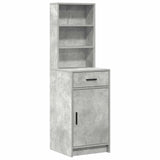 Dressing Table Set 3 pcs Concrete Grey Engineered Wood 3334293