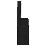 Dressing Table Black Oak 80 x 35 x 132 cm Engineered Wood 868882