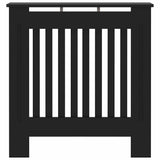 Radiator Cover Black 78 x 19 x 81.5cm Engineered Wood 3403242