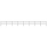 Garden Fence with Spear Top Steel 1426x100 cm Black 277618