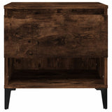 Side Table Smoked Oak 50x46x50 cm Engineered Wood 819558