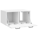 Wall-Mounted TV Cabinet High Gloss White 59.5 x 41 x 30 cm 899359