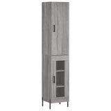 Highboard Grey Sonoma 34,5x34x180 cm Engineered Wood 3199055