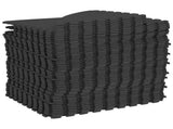 Pool Ground Mat 49 pcs 408 cm Round EVA Foam Black 42042642