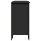 Sideboard Black 101x35.5x74.5 cm Engineered Wood 848554