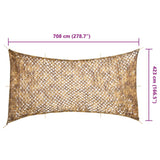 Camouflage Net with Storage Bag 708x423 cm Sand 4008260