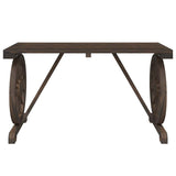 5 Piece Garden Dining Set Solid Wood Fir 3207140