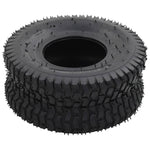 4 Piece Wheelbarrow Tire and Inner Tube Set 15x6.00-6 4PR Rubber 145274