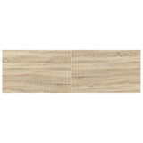 Wall-Mounted Headboard HAARLEM Sonoma Oak Engineered Wood 896947
