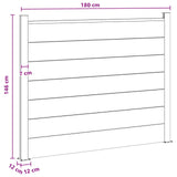 Fence Panel WPC and Aluminium Grey 42039065