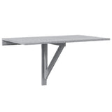 Folding Wall Table Grey Sonoma 100x60x56 cm Engineered Wood 342651
