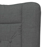 Armchair Dark Grey 63 x 67 x 94 cm Fabric 42001825