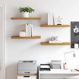 Wall Shelf 4 pcs Beige 60 x 23 x 4 cm Engineered Wood 42019991