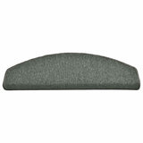 Stair Mats 30 pcs 65x24x4 cm Dark Green Half Round Large 3365757