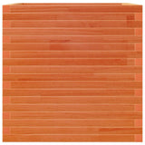 Garden Planter Wax Brown 70x70x68.5 cm Solid Wood Pine 3282476