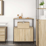 Bathroom Cabinet with Shelves Sonoma Oak 76.5x35x95 cm 861918